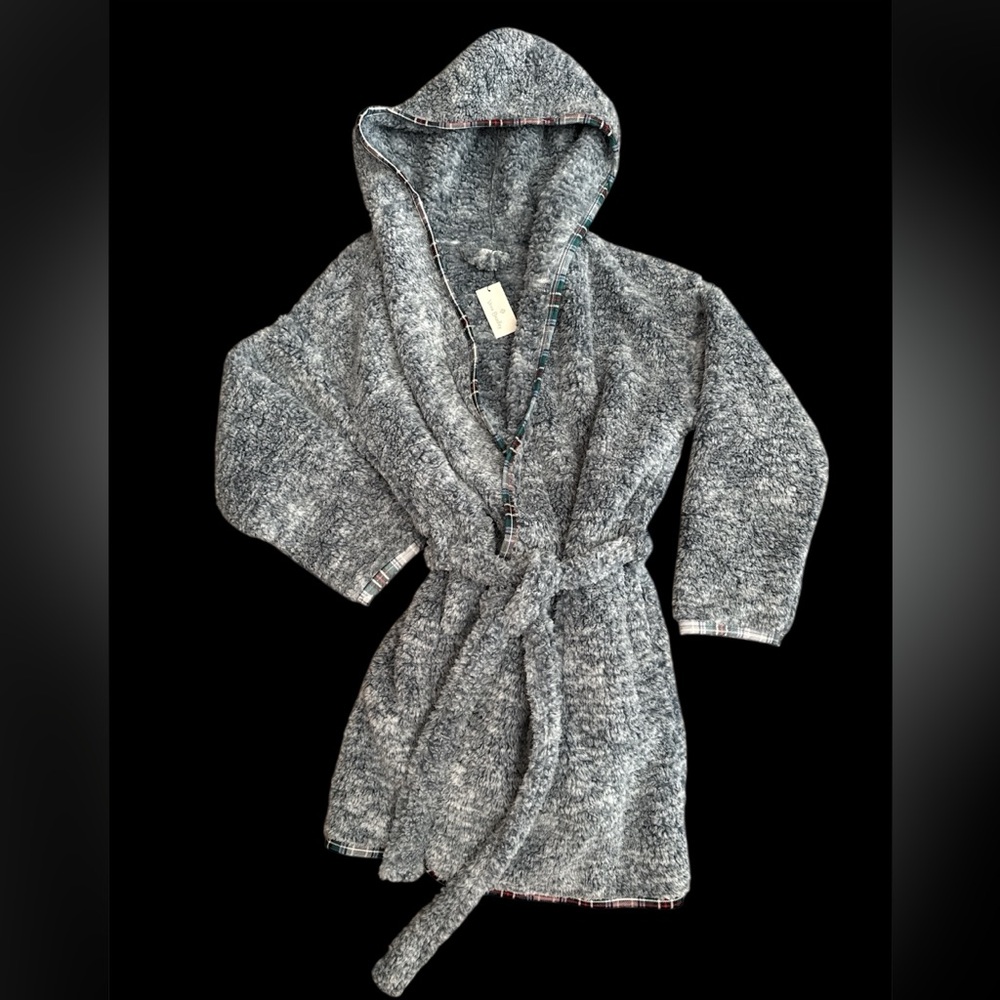 NWT Vera Bradley Blue Hooded Robe size Sm-Med